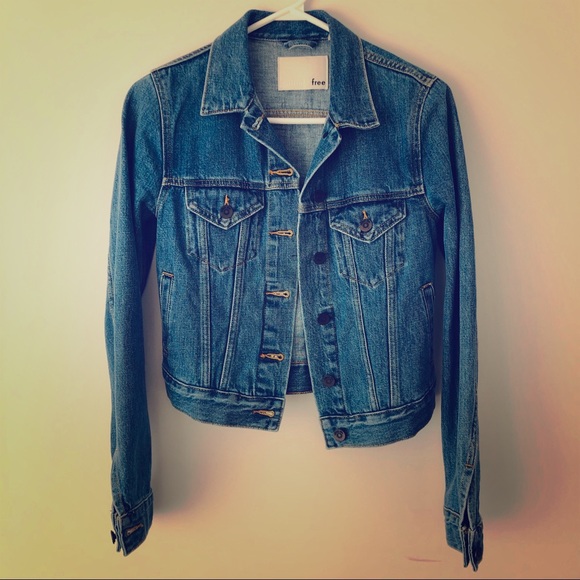 Aritzia Jackets & Blazers - Aritzia Wilfred free denim jacket